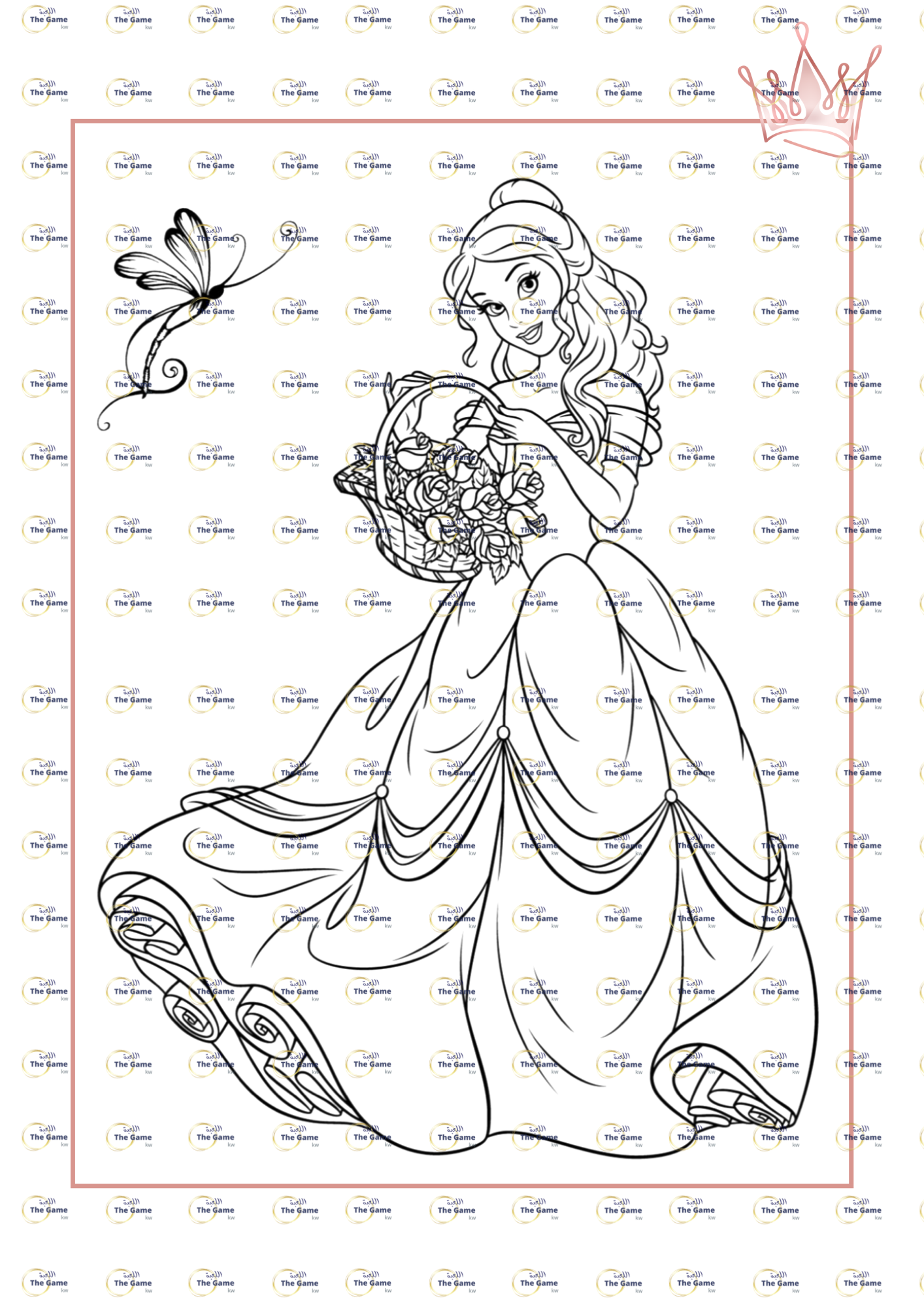 Disney princess coloring book