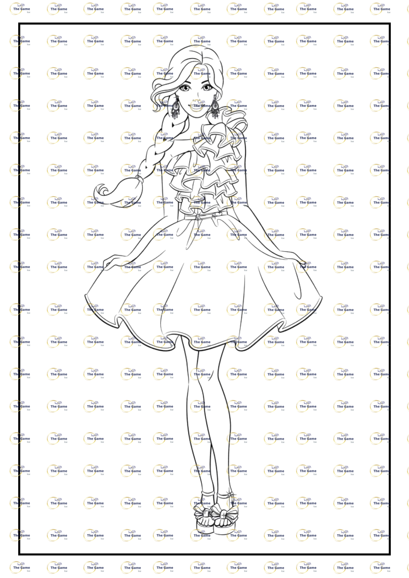Barbie coloring book