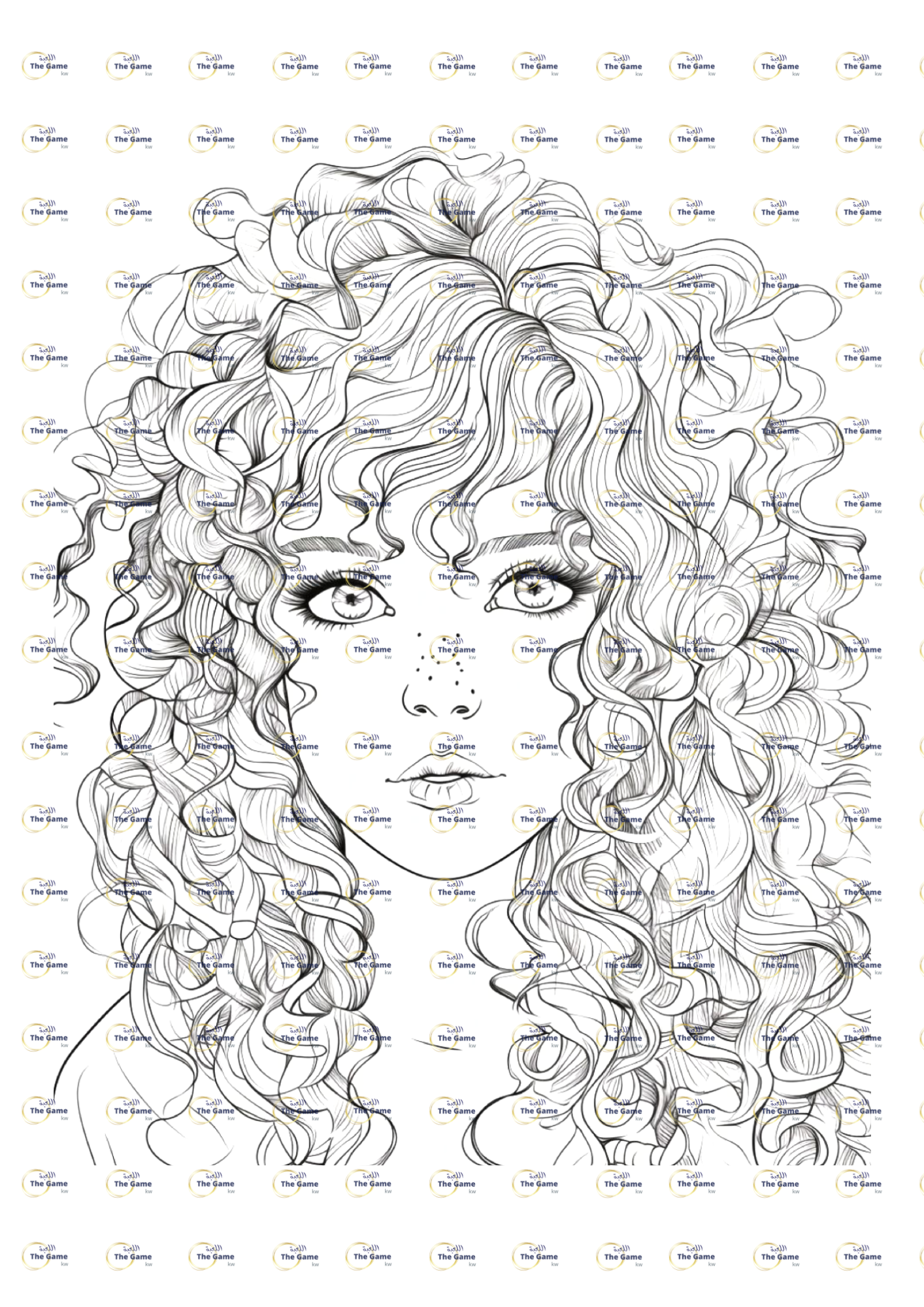 Sketch art coloring book (peacful)